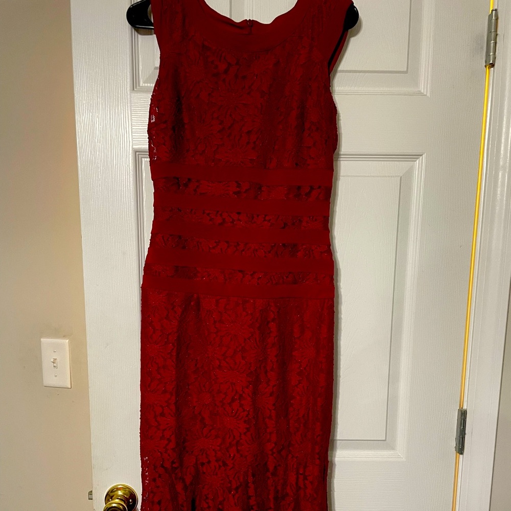 Womens formal long lace dress size 6